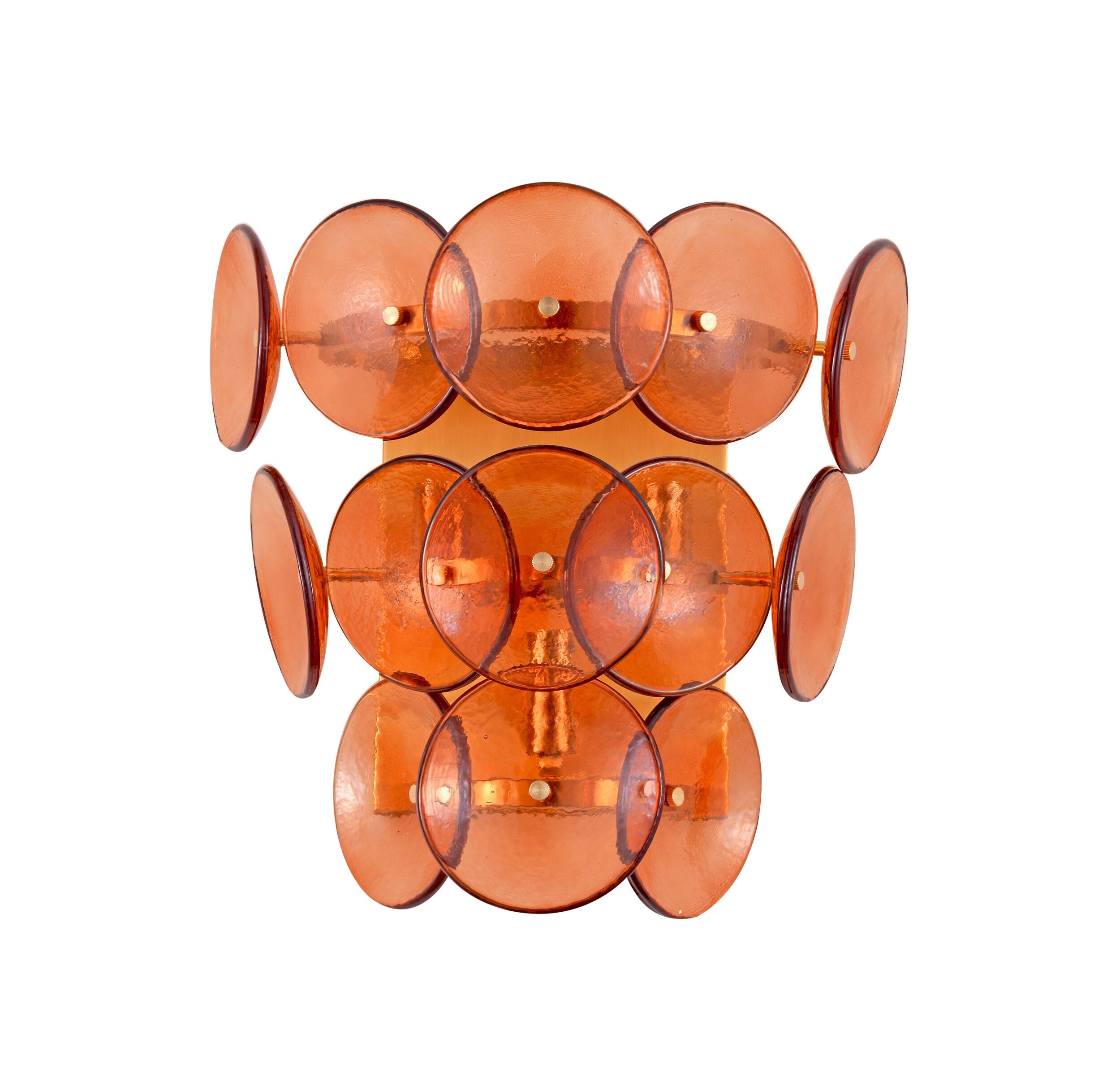 Sonny 3 Light Wall Light Amber 38x38cm