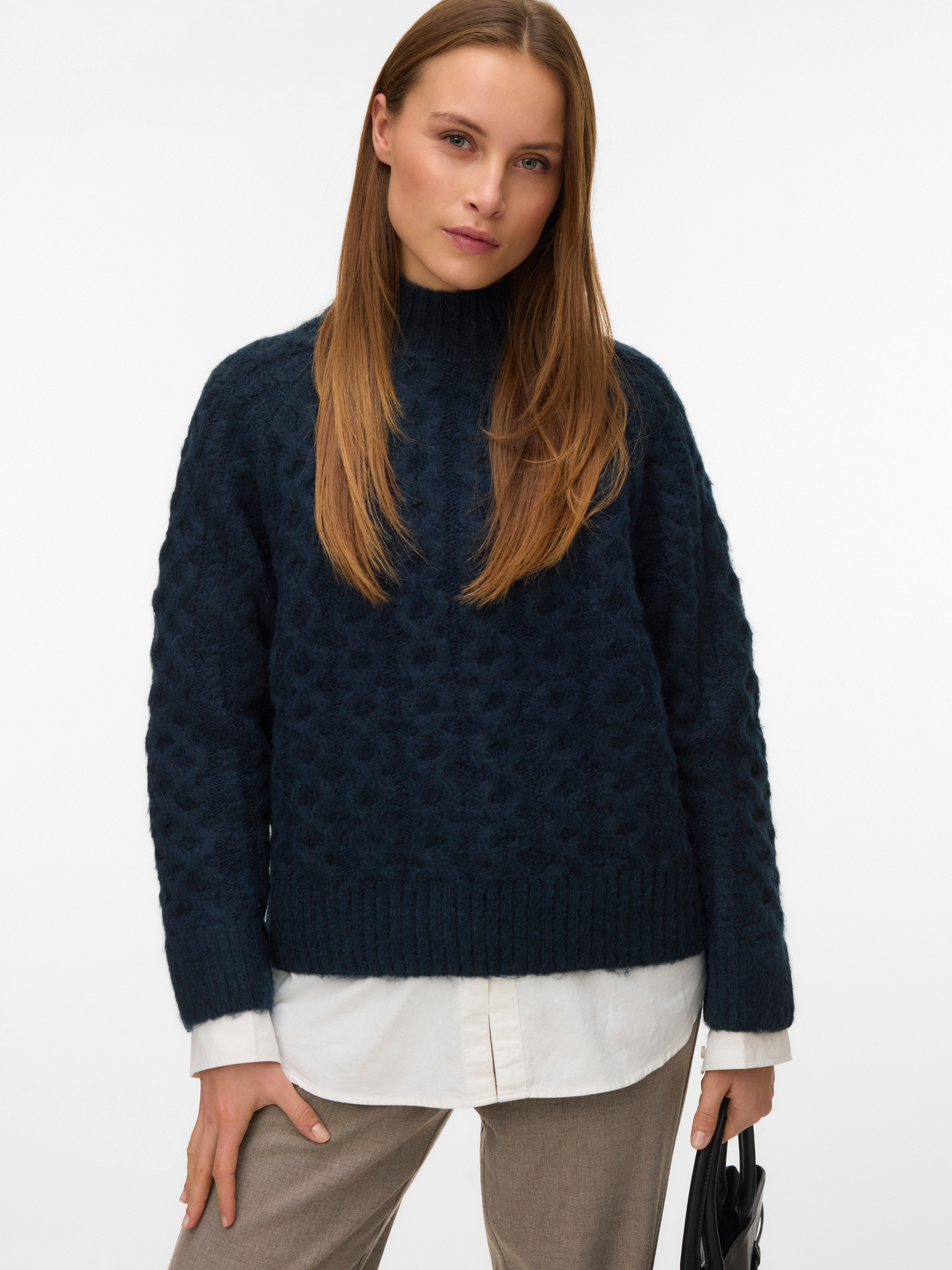 VERO MODA® AWTONJA Knitted pullover