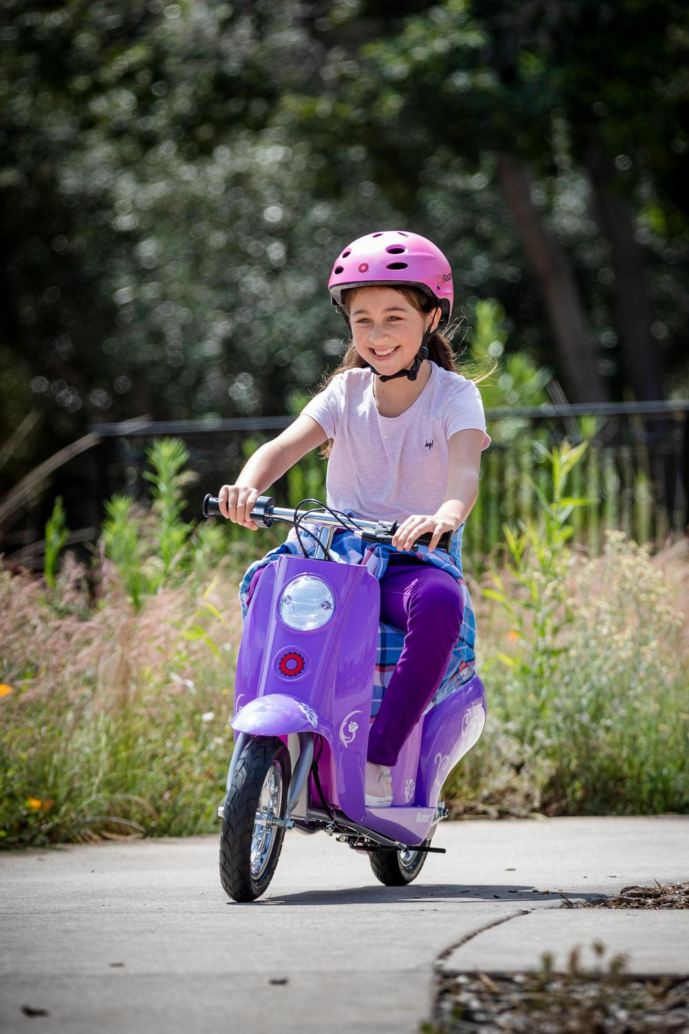 Pocket Mod Miniature Euro-Style Electric Scooter Kiki Purple. up to 15 mph. for Teen 13+ - Image 8