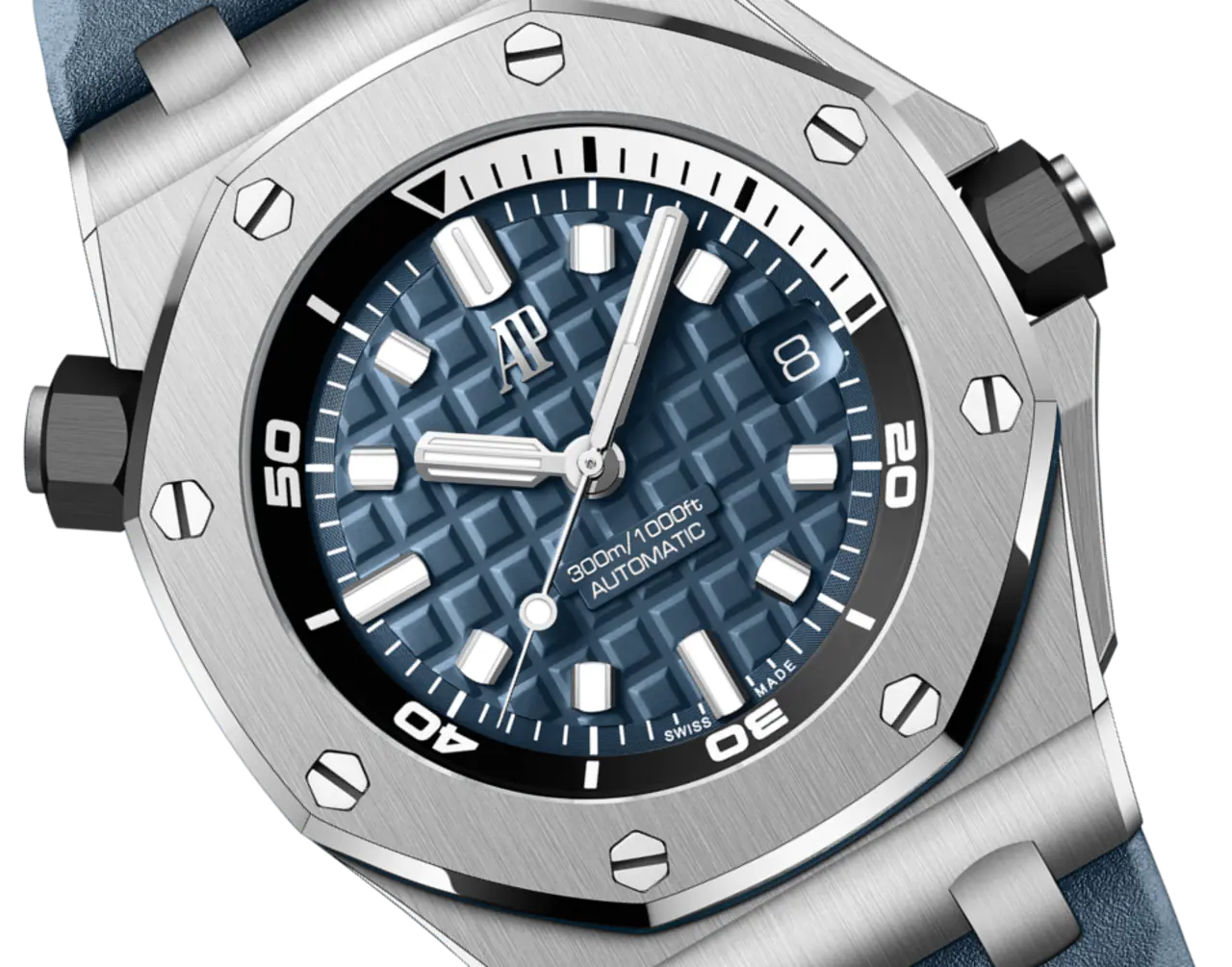 【Super Clone】Audemars Piguet Offshore Diver Blue Dial 42mm 15720ST.OO.A027CA.01