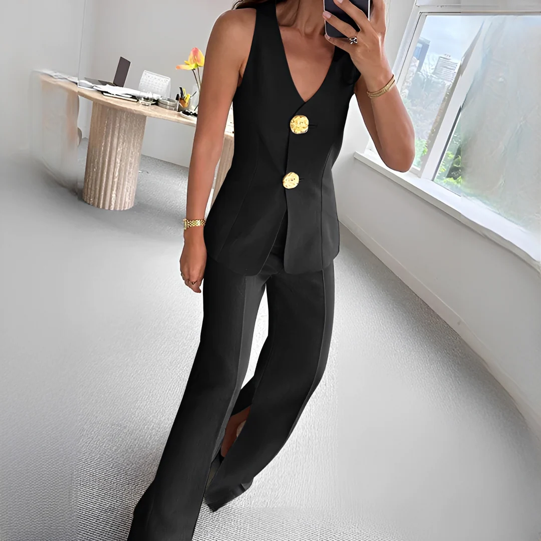 Verna - Ensemble décontracté avec haut sans manches et pantalon