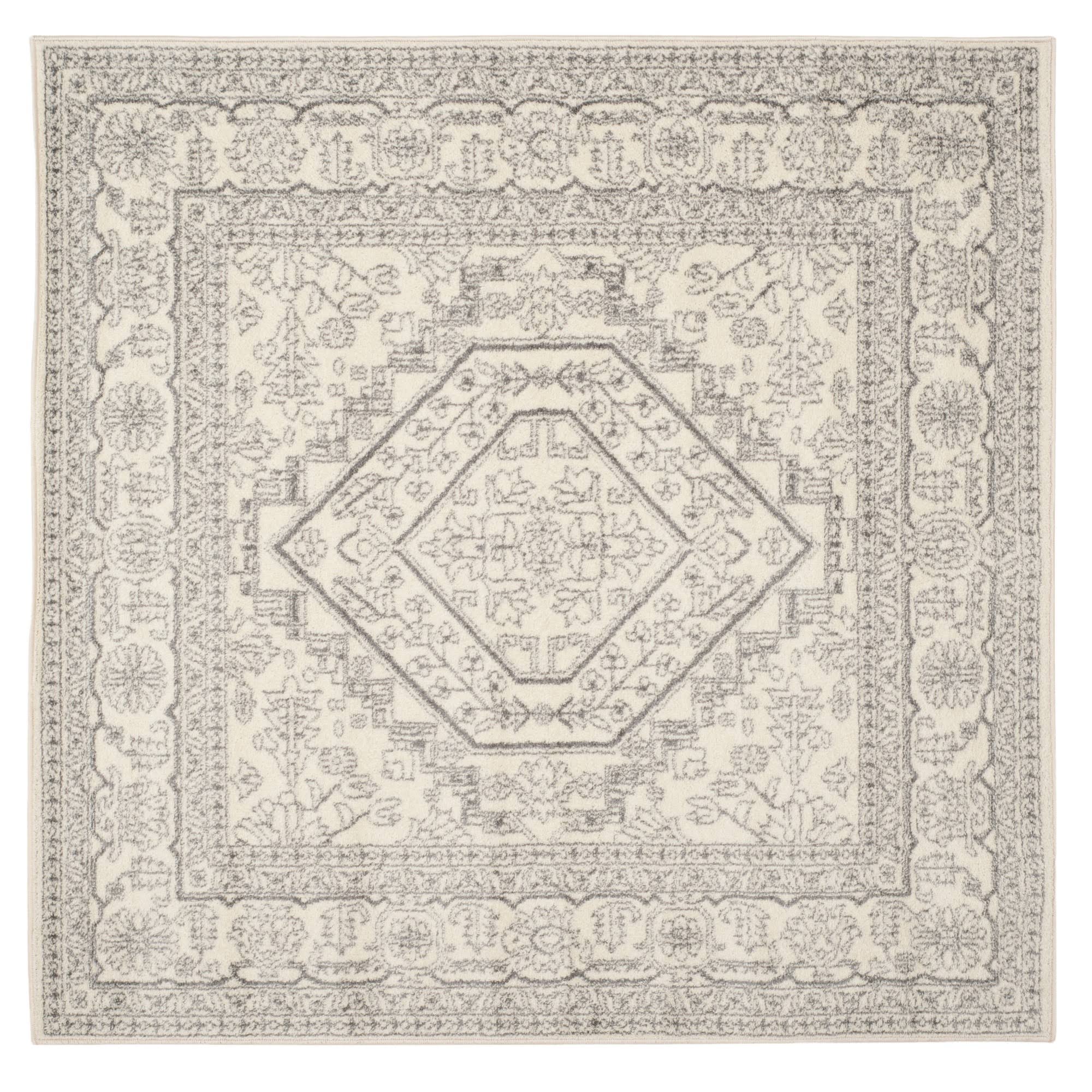 Safavieh Adirondack Xavier Traditional Area Rug or Runner, Square, Ivory/Silver