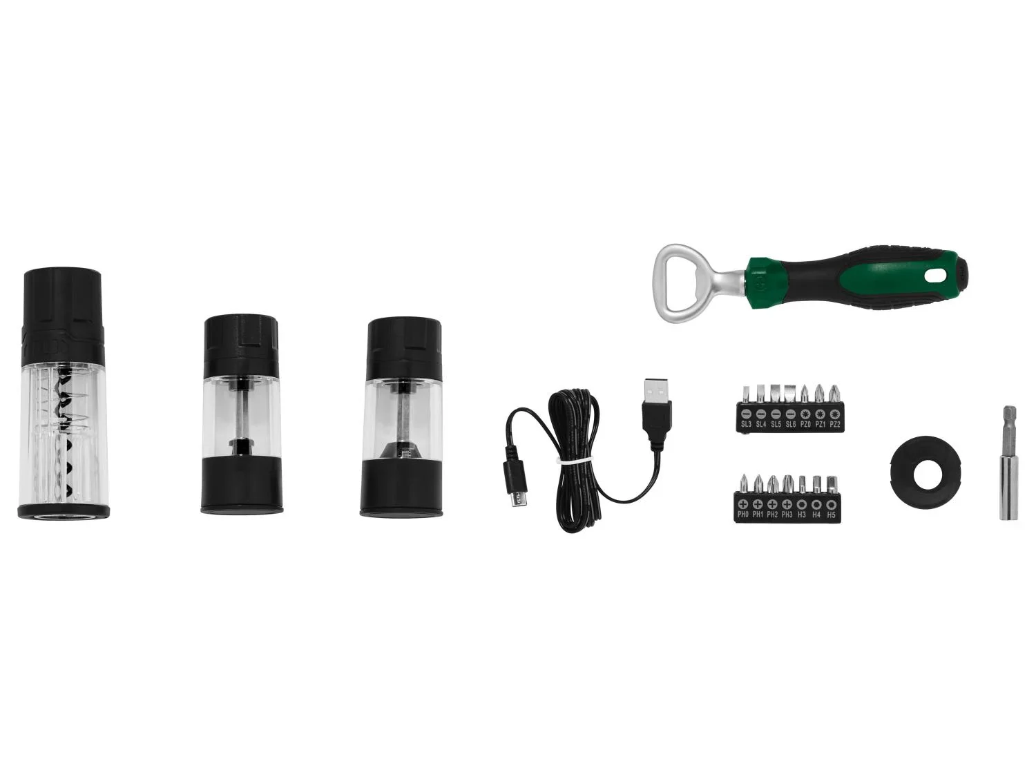 PARKSIDE Set de visseuses sans fil avec accessoires pour barbecue PAS 4 D7