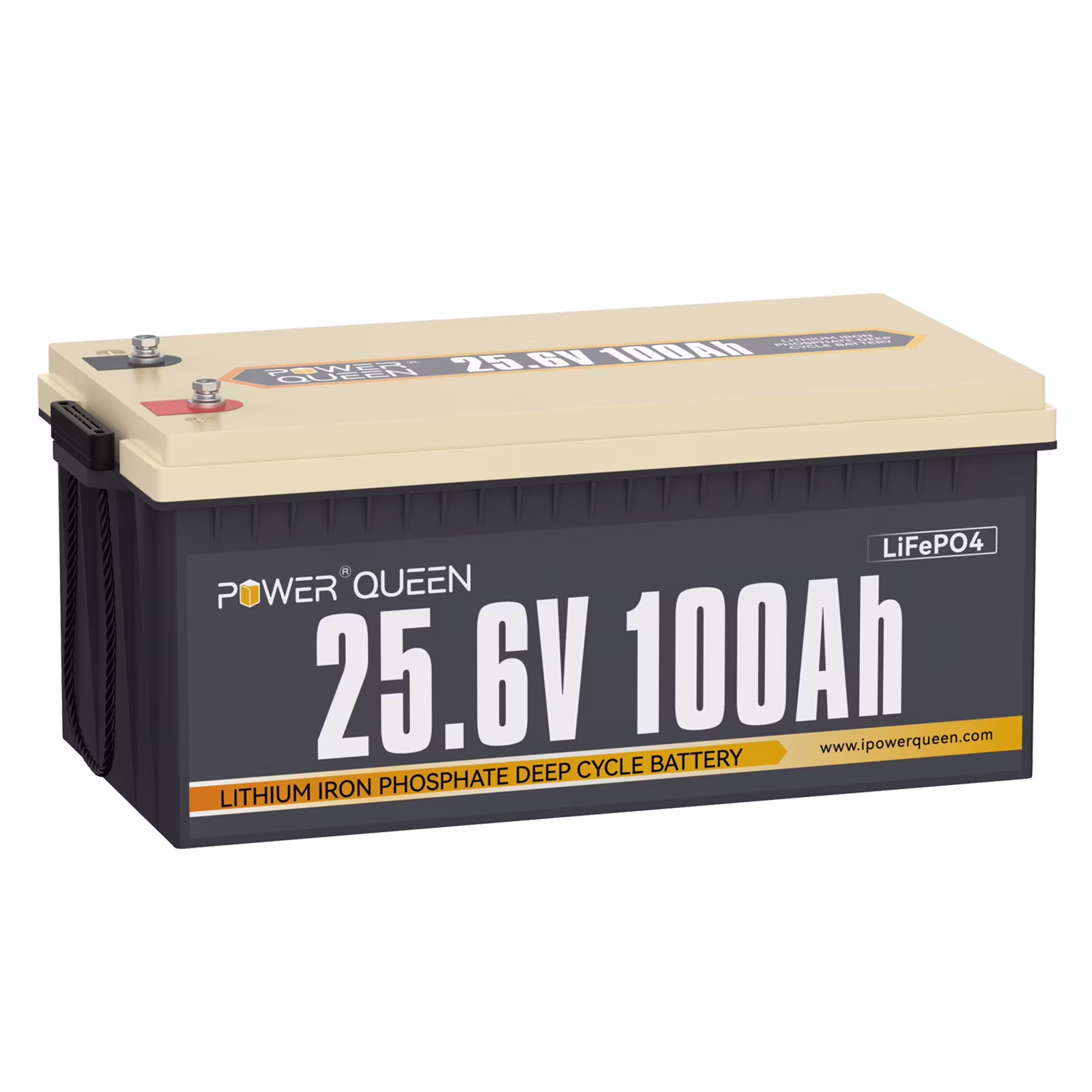 24V 100Ah LiFePO4 Lithium Battery Deep Cycle BMS for Solar, RV,off-Grid