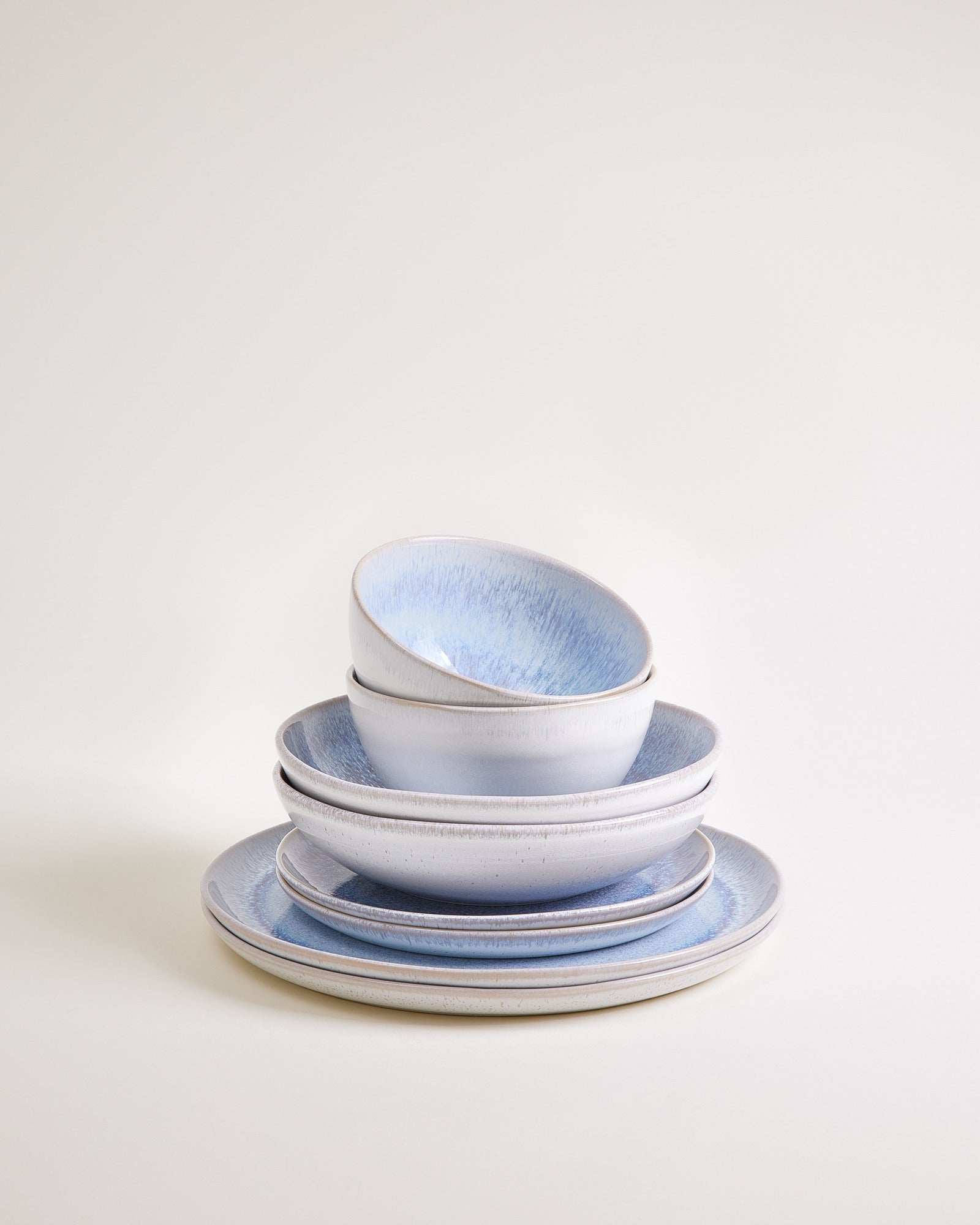 MELIDES - TABLEWARE SET STONEBLUE 8 PIECES