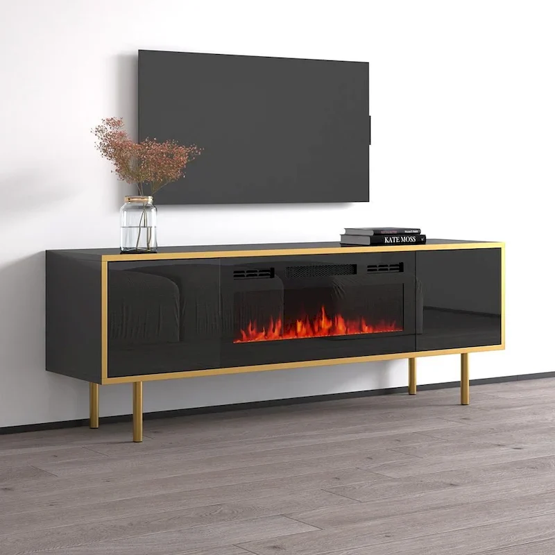 Electric Fireplace TV Stand for TVs up to 75 Inches