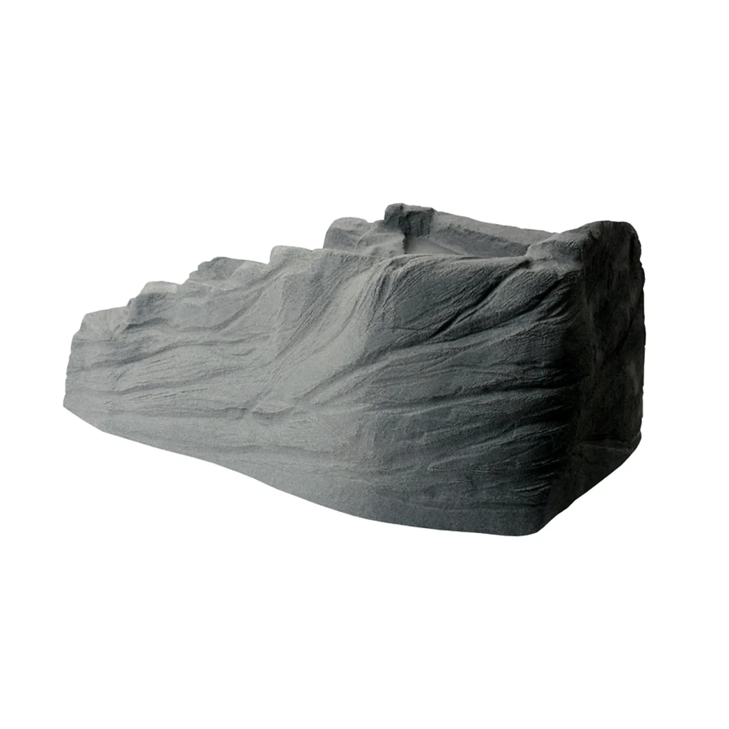 Decorative Pond Watercoarse, Tranquility Waterfall with Threaded Fitting, Charcoalstone - Image 5