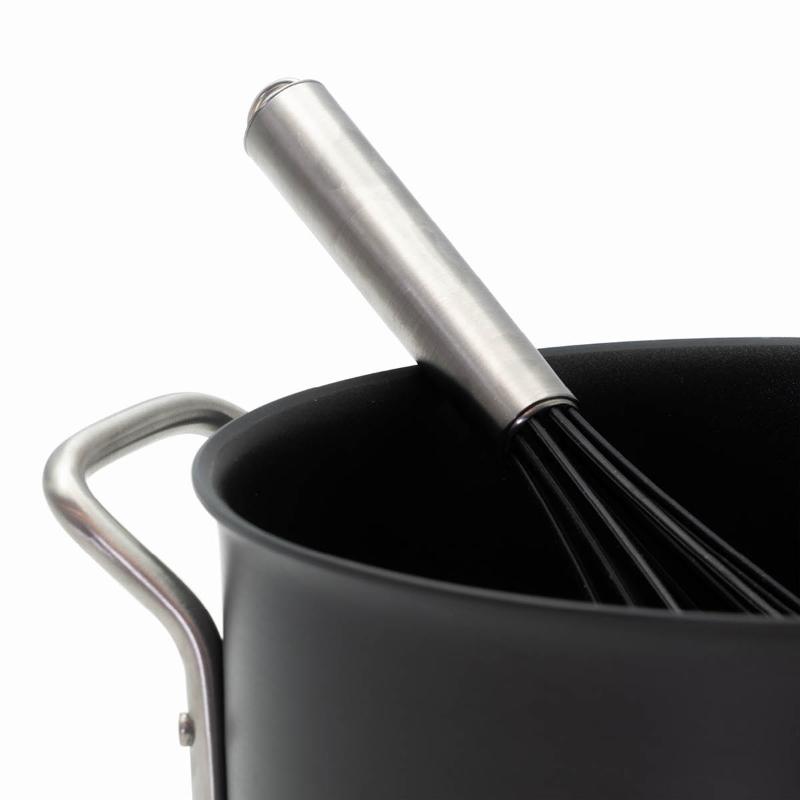 Visp m/belegg 25 cm rustfritt stål