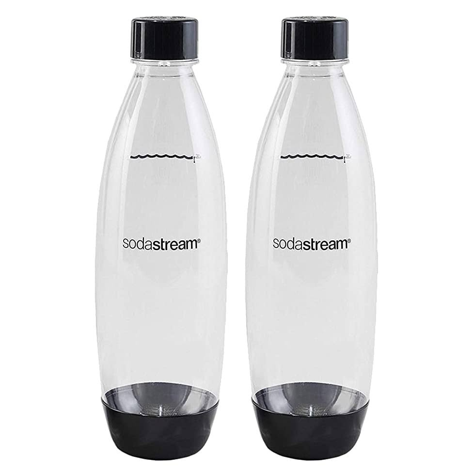 SodaStream Black Slim Carbonating Bottle 1 L