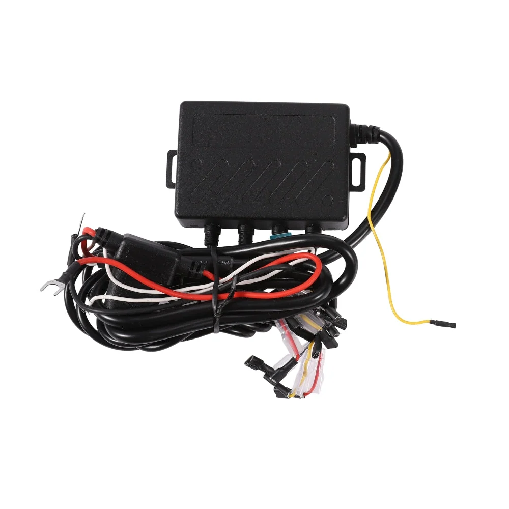 Multi-Mode Smart Control Module LED Grille Light Kit 21mm 1-to-4/6 Dual-Color White/Yellow LED System with Custom Brackets for Offroad Truck UTV