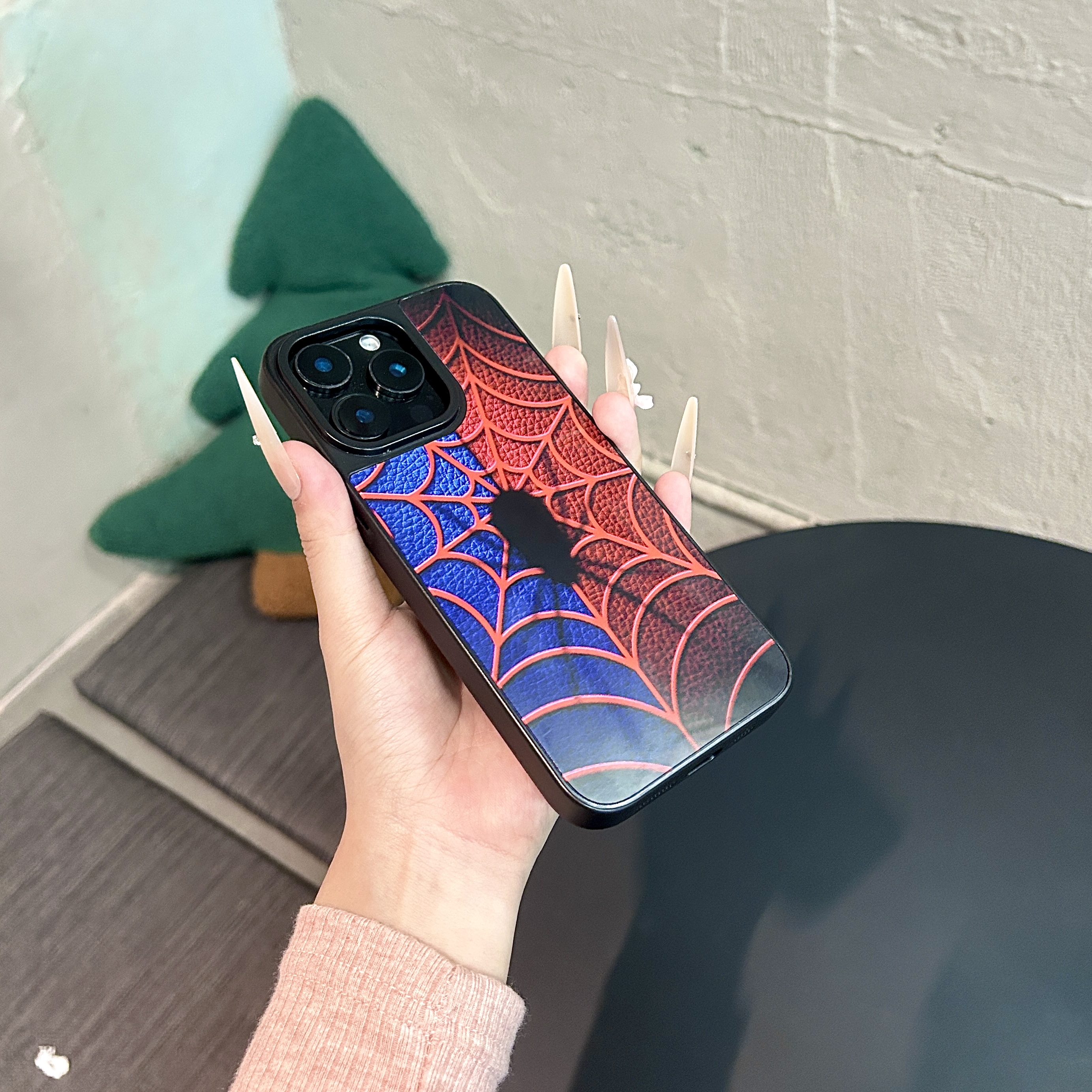 All-New Textured Design! Premium Tempered Glass Phone Case — Compatible with iPhone 11–17 Pro/Pro Max. - wanlinfang