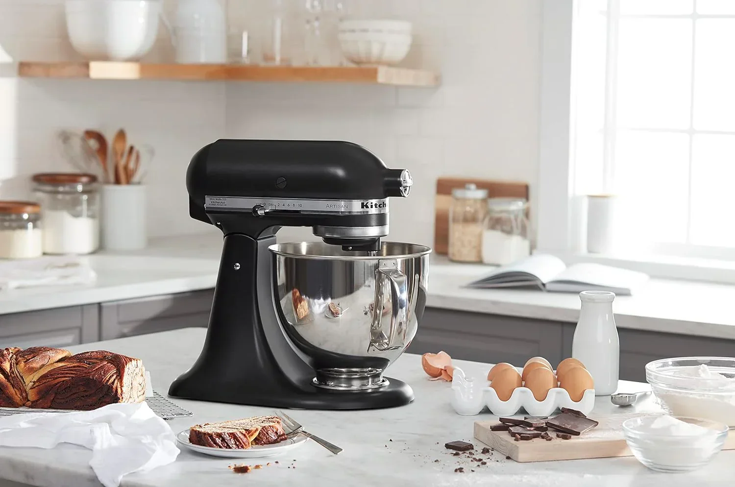 Robot pâtissier KitchenAid Artisan Series de 5 pintes à tête inclinable