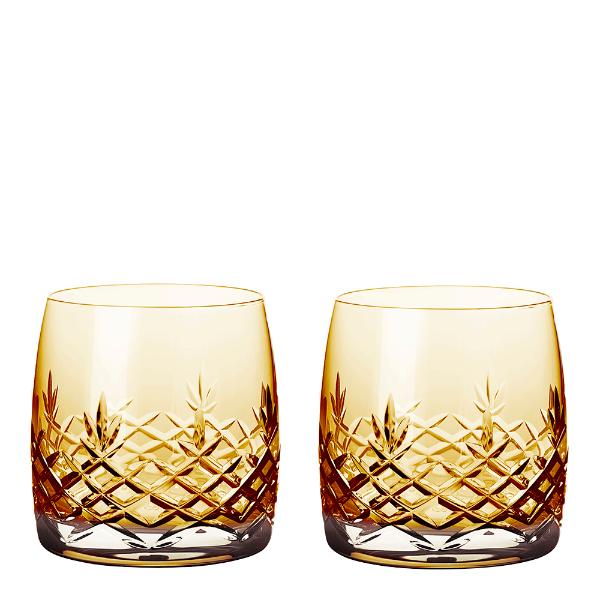 Crispy Aqua vannglass 23 cl 2 stk citrine