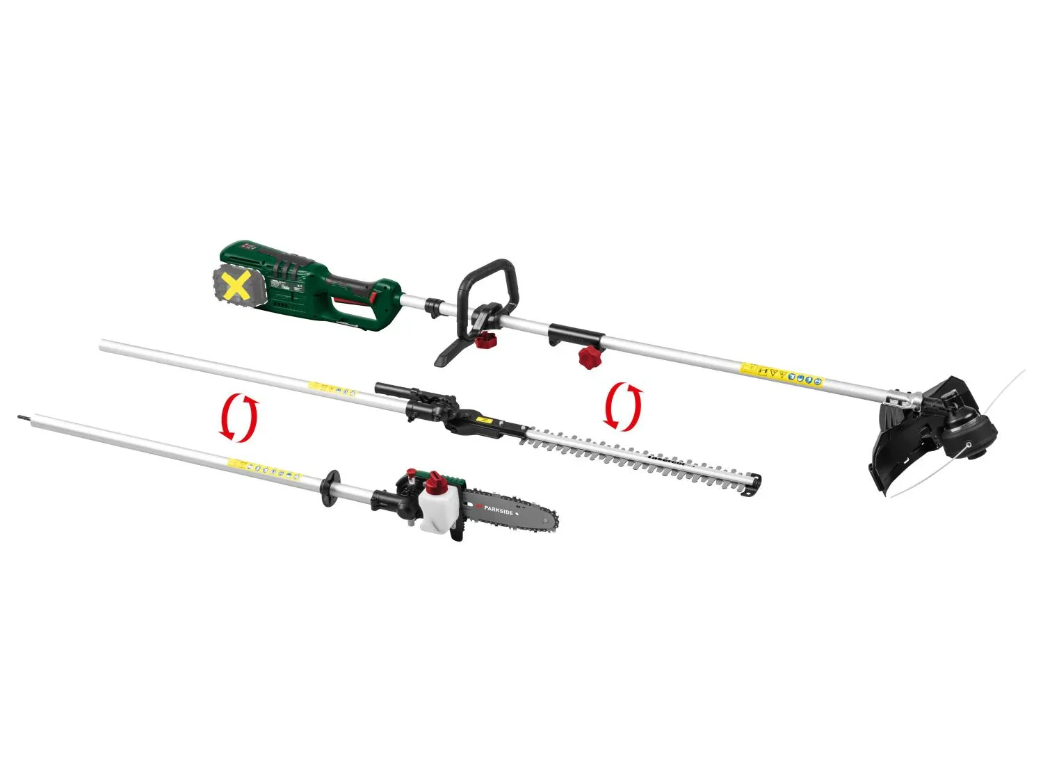 PARKSIDE Outil de jardin multifonction sans fil AKG 40-Li A1, 40 V