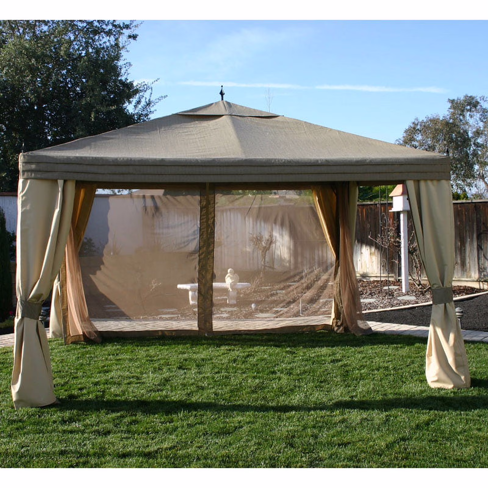 Garden Winds 10’ x 12’ Arrow Replacement Canopy Gazebo, Water-Resistant