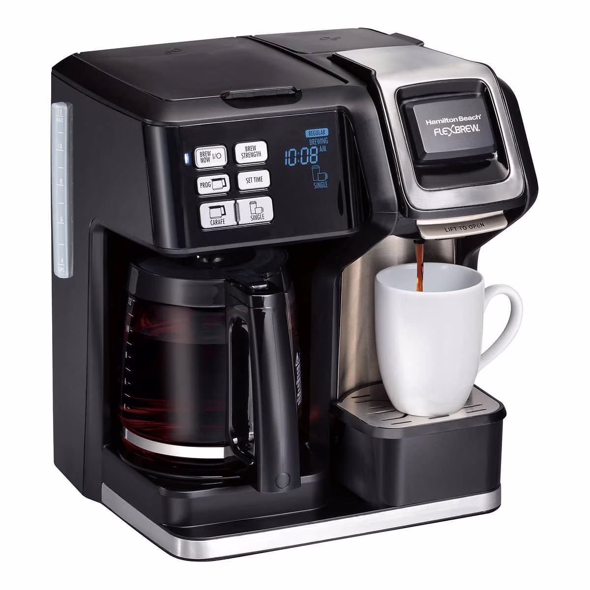Hamilton Beach Flexbrew Single Serve Coffee Brewer, Black