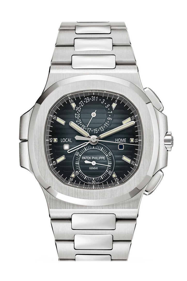 【Super Clone】Patek Philippe Nautilus Travel Time Chronograph Dual Time 5990/1A-011 5990/1A