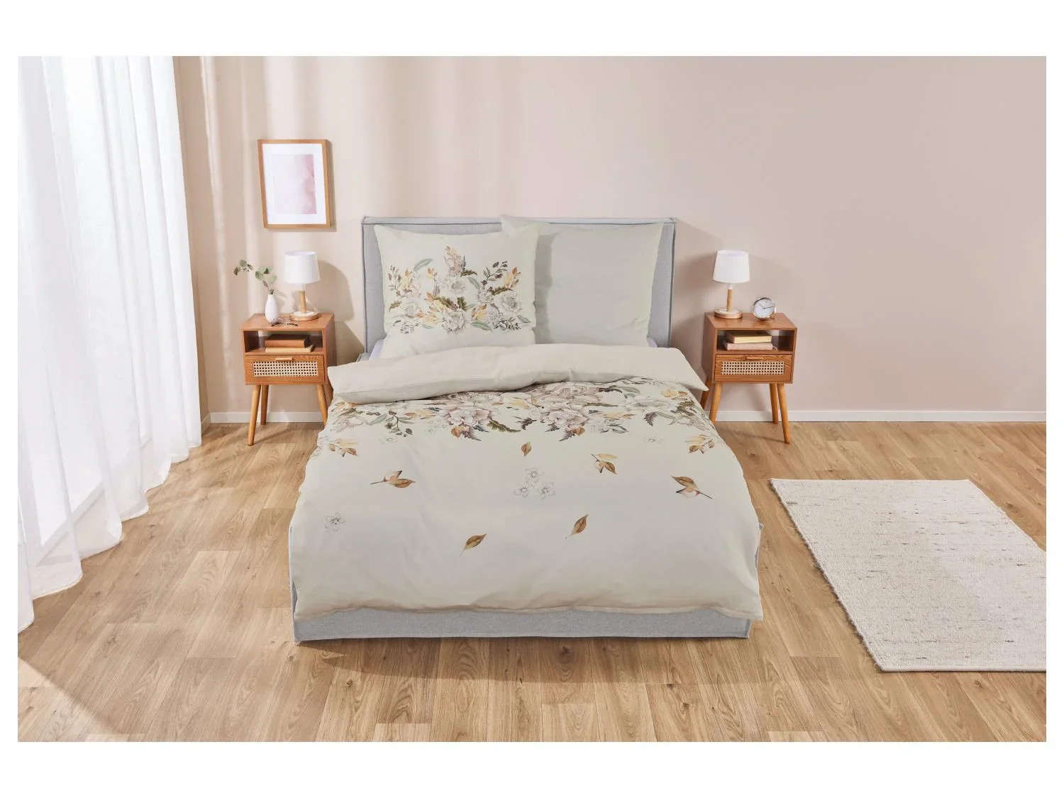 LIVARNO home Parure de lit en satin, 240 x 220 cm