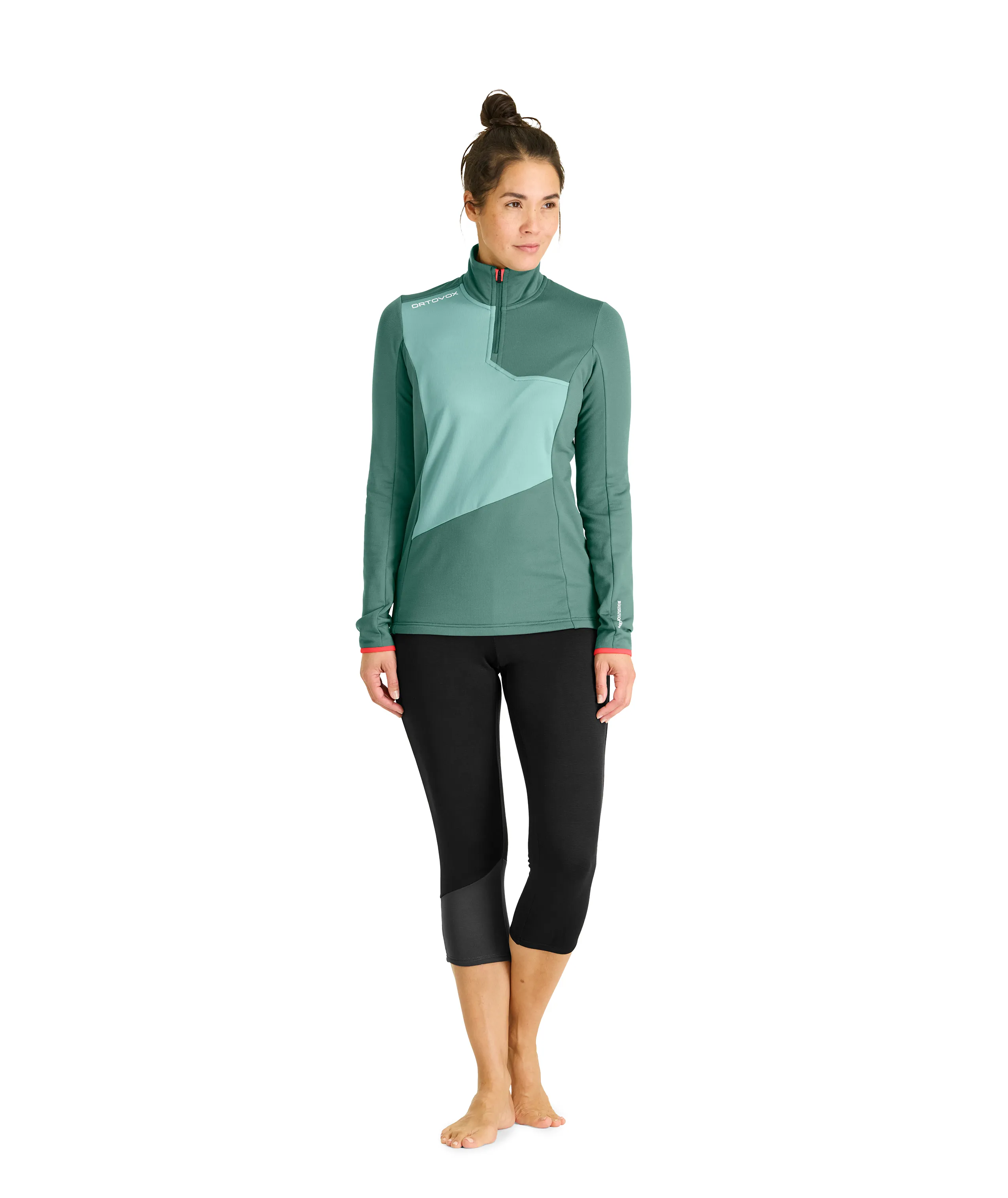ORTOVOXR FLEECE LIGHT ZIP NECK