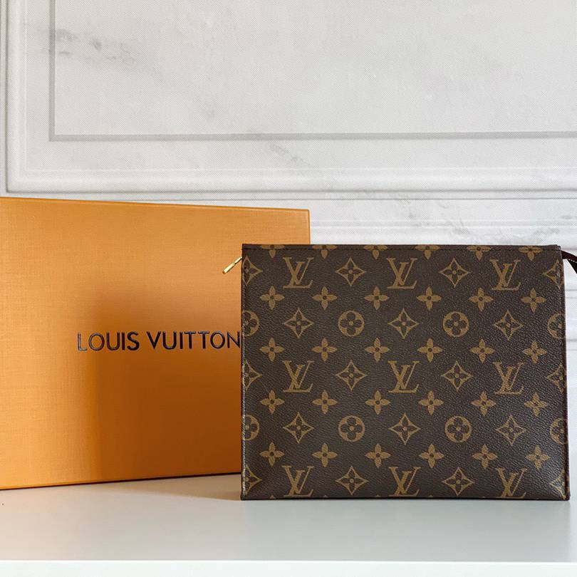 Louis Vuitton LV Toiletry Pouch Handbag Clutch Bag M46037