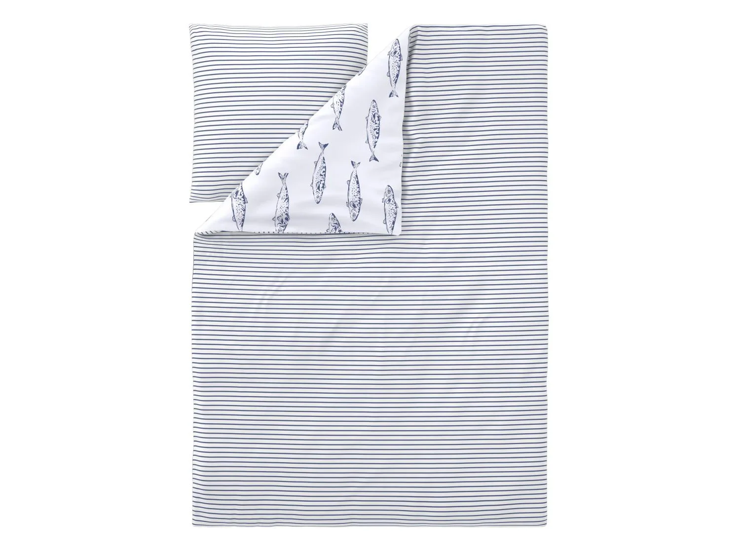LIVARNO Parure de lit en coton mlang, 140 x 200 cm