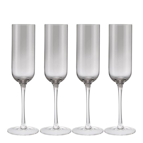 Fuumi champagneglass 22 cl 4 stk smoke