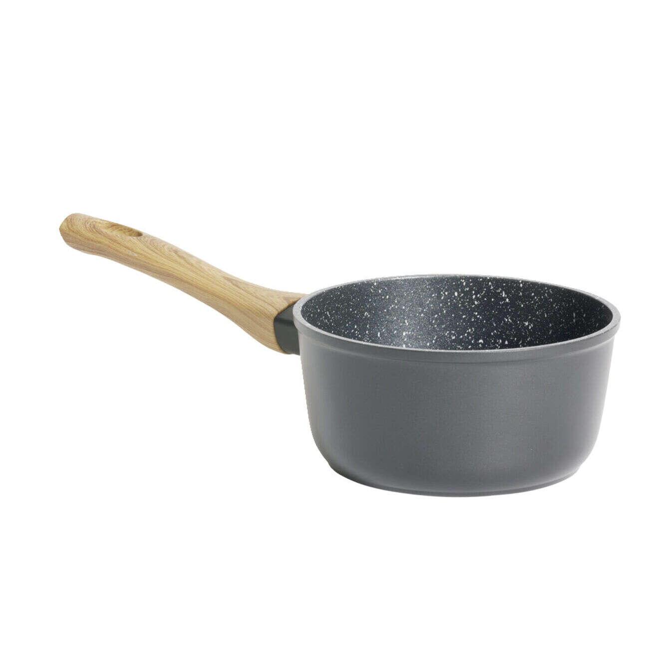 Casserole tous feux dont tous feux dont induction aluminium noir 33x16x8cm
