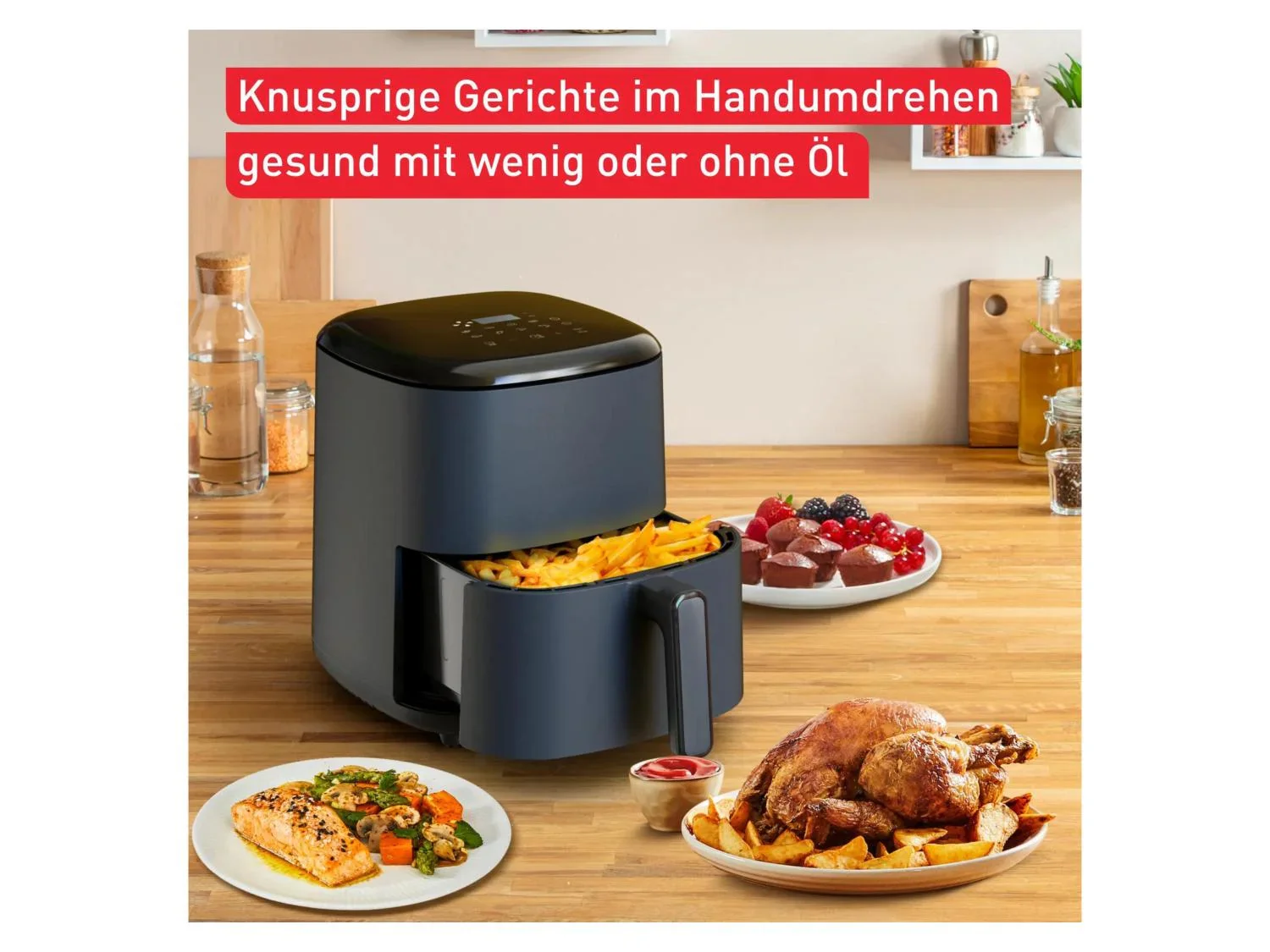Tefal Friteuse  air chaud Easy Fry Max EY245B, 1500 W