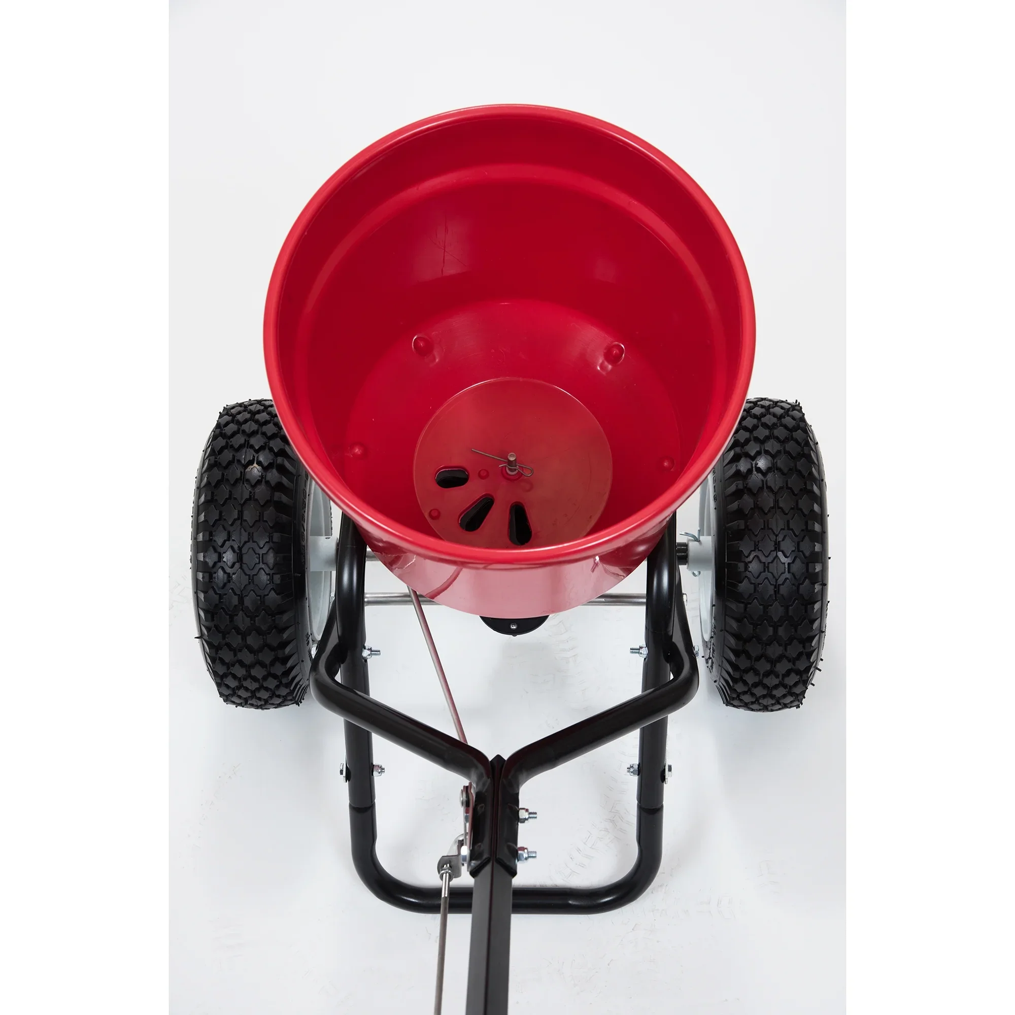 EarthWay 2150 50lb Red Commercial Broadcast Lawn Fertilizer Spreader