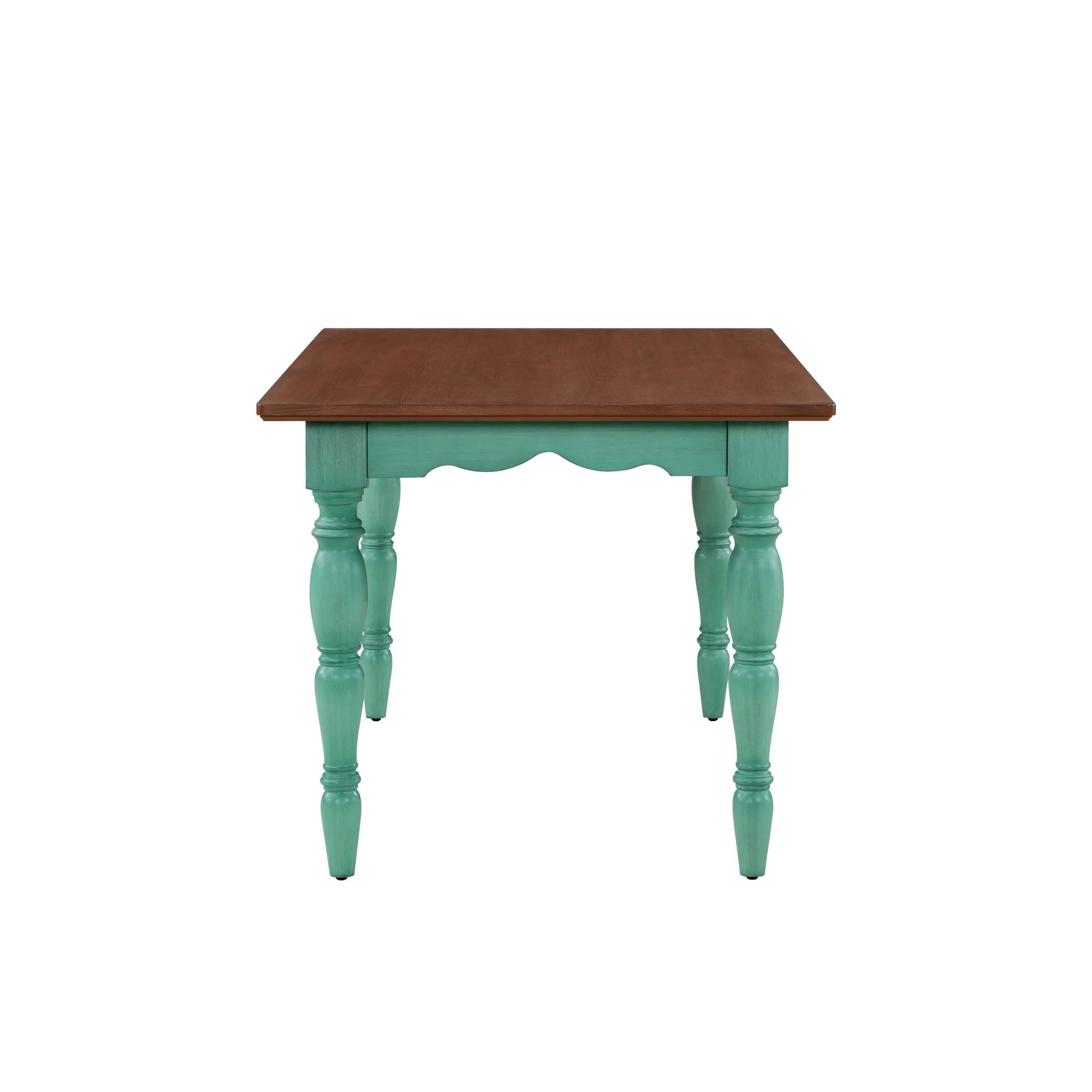 The Pioneer Woman Dining Table Made with Solid Wood Frame, Teal