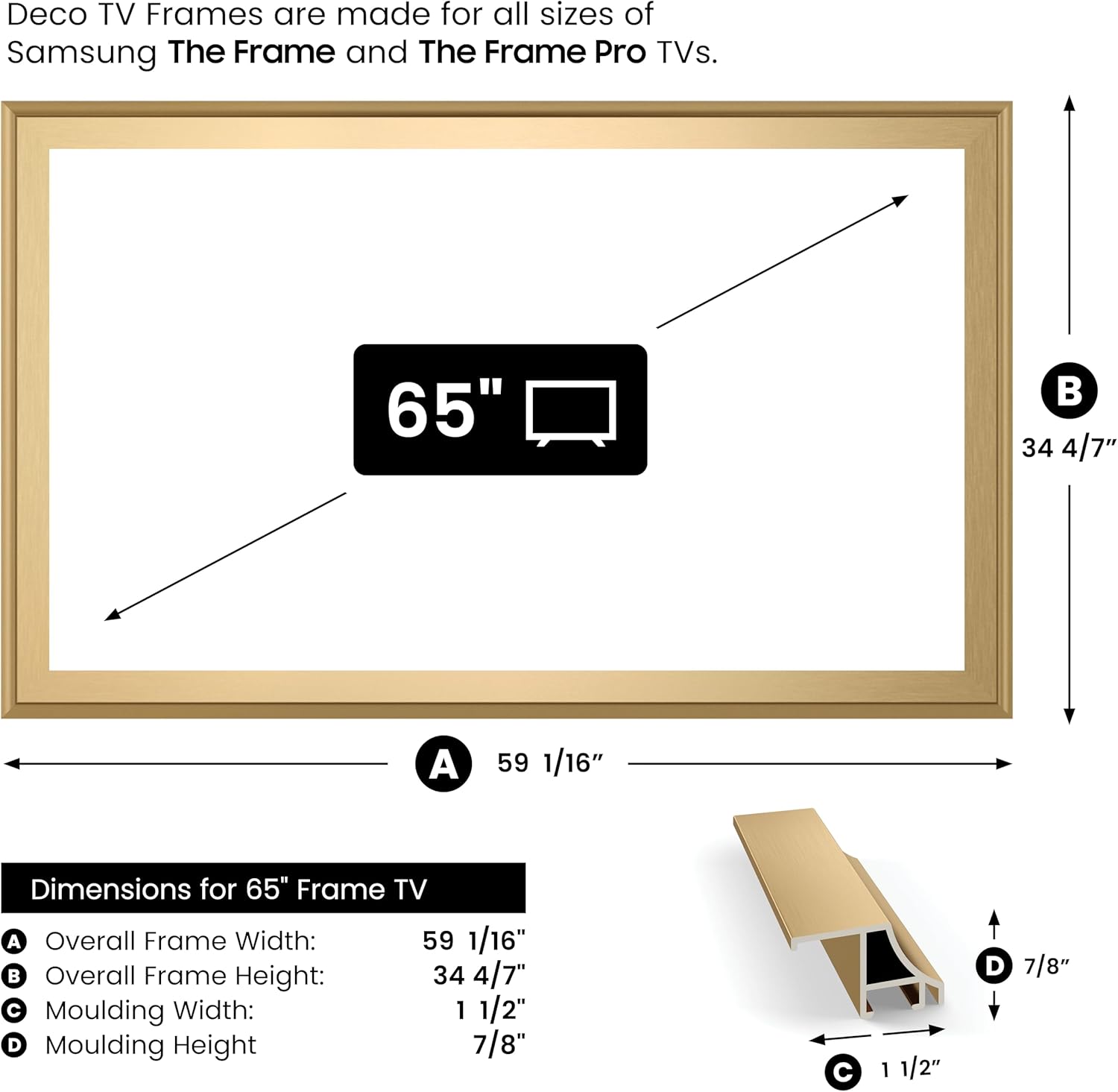 Pale Gold Scoop 65