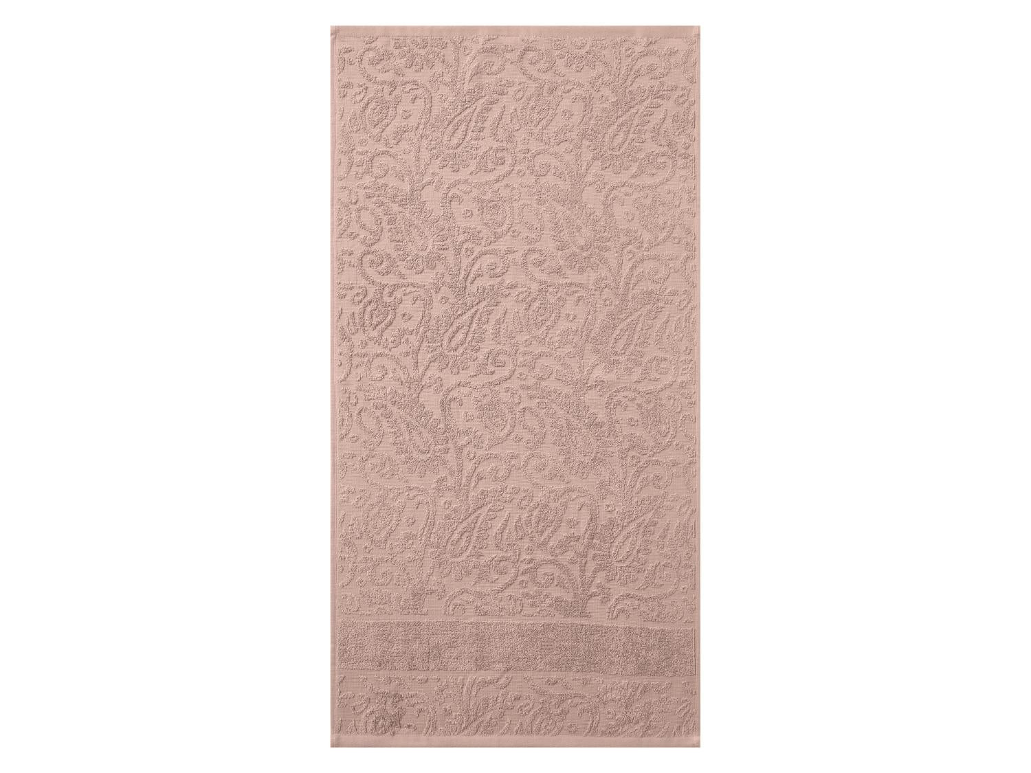 LIVARNO Lot de 2 serviettes ponges, 50 x 100 cm