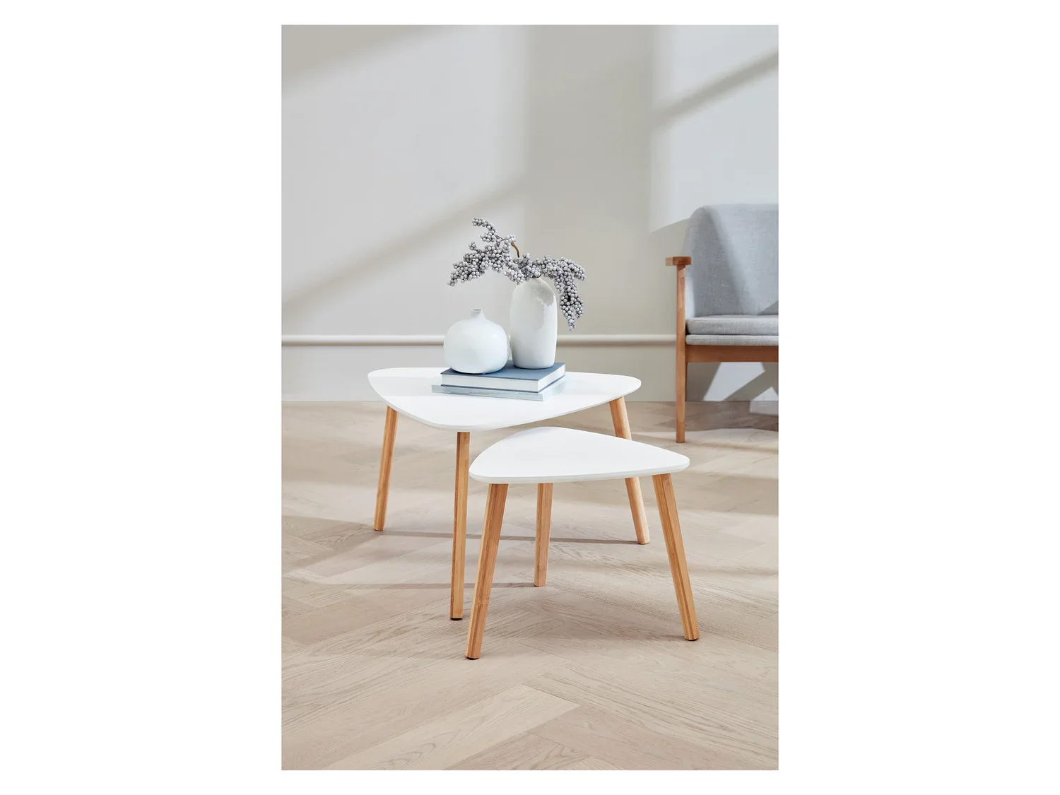 LIVARNO home Tables gigognes, 2 pices
