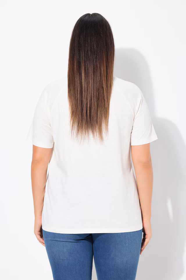 Embroidered Sunrise Lettering Tee