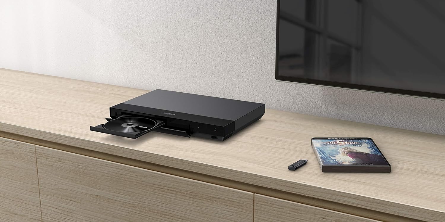 Sony UBP-X700U 4K Ultra HD Home Theater Blu-ray DVD Player 4K upscaling  HDR10  Hi Res Audio  Dolby Digital TrueHD/DTS  Dolby Vision  with Included HDMI Cable  2025 Model