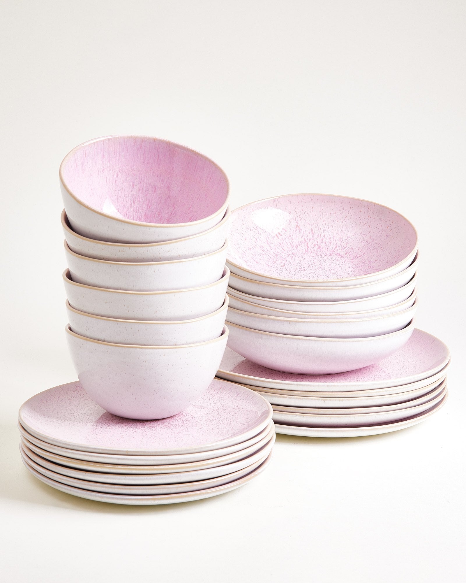 AREIA - TABLEWARE SET CLASSIC ROSÉ 24 PIECES