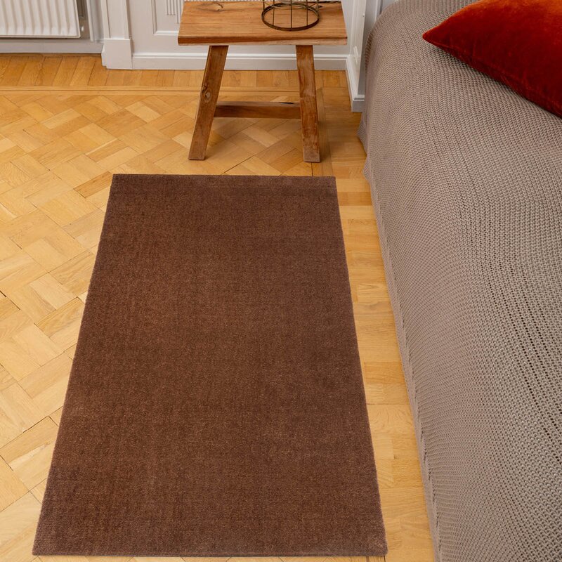 Unicolor gulvmatte 120x67 cm cognac