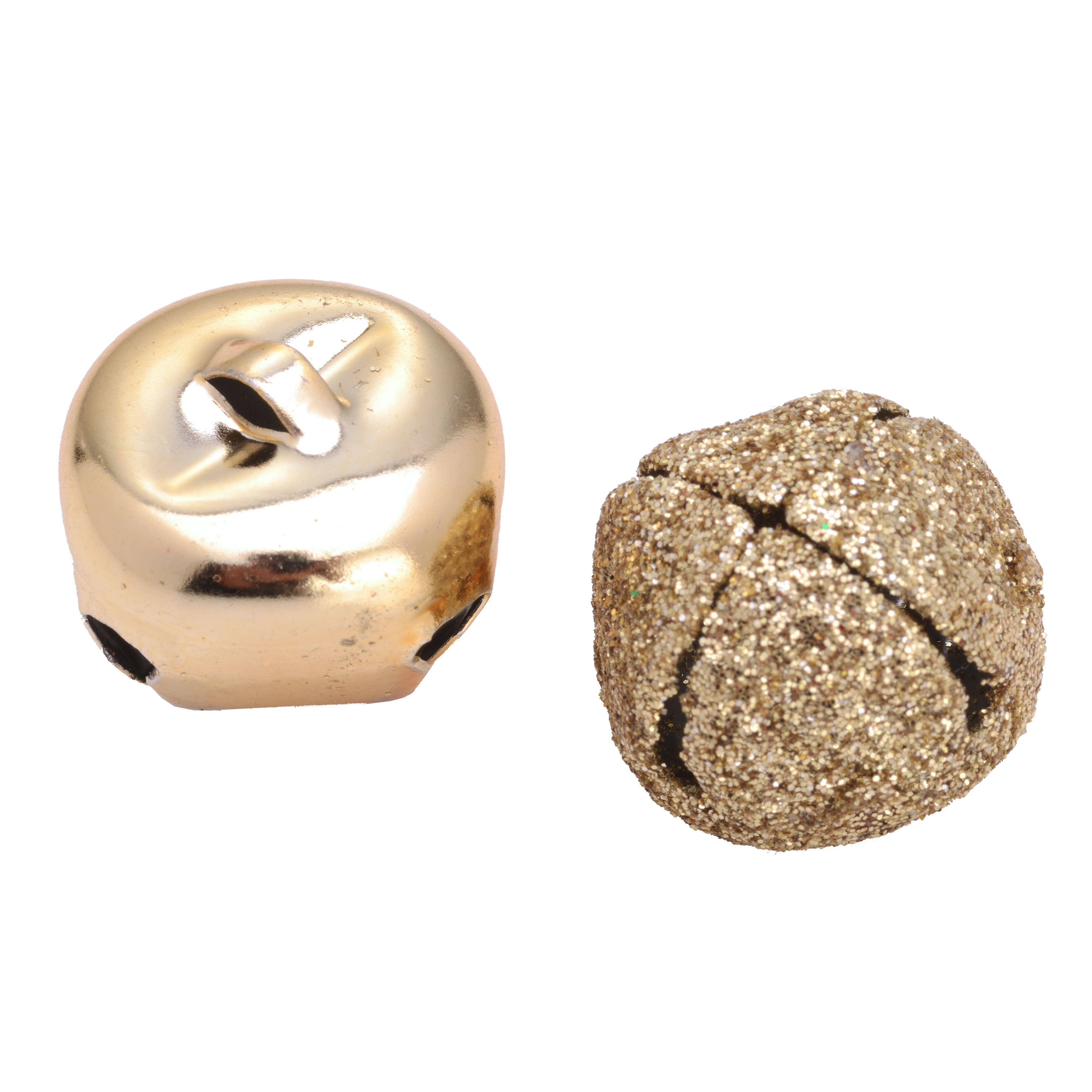 20mm Gold Mix Christmas Bells, 55ct. by Creatology | Michaels