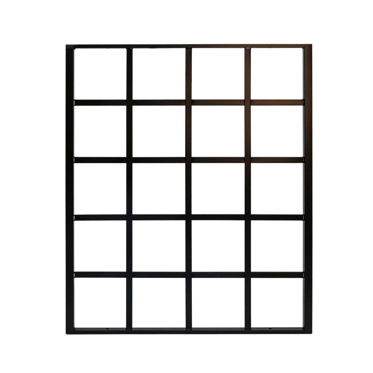 Style Selections 30-in W x 36.75-in H Black Traditional Garden Trellis