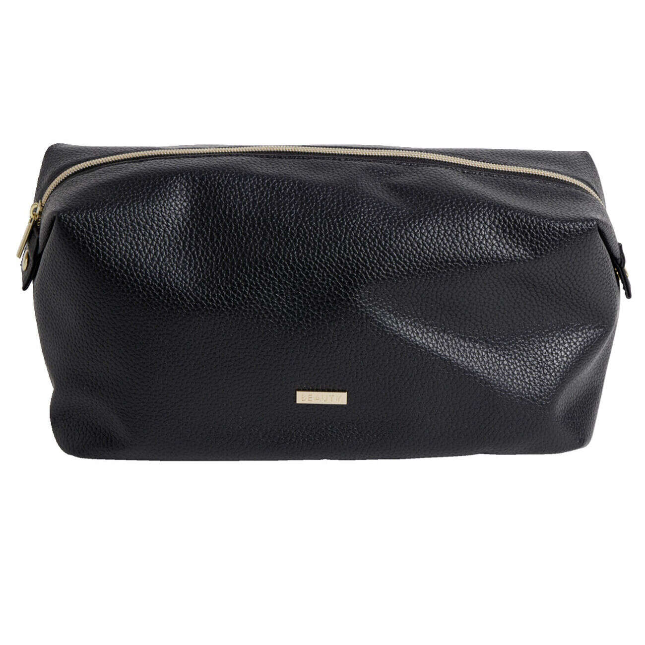 Trousse de toilette femme 30x15,5xH13,5cm (2 modèles noir ou blanc)