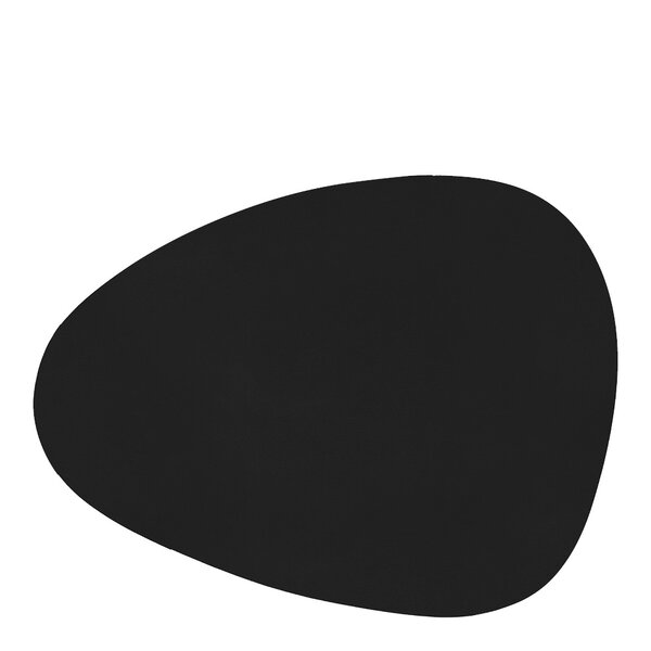 Stone dekkebrikke 43x32 cm organisk dempet svart