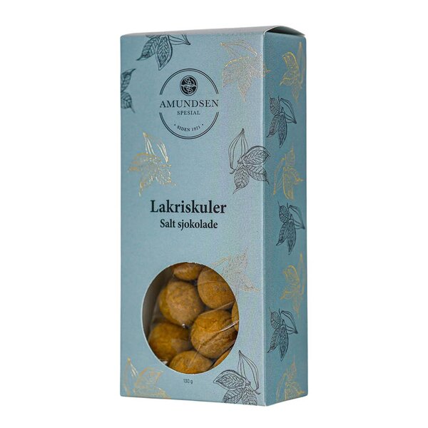 Lakriskuler 130 g salt sjokolade