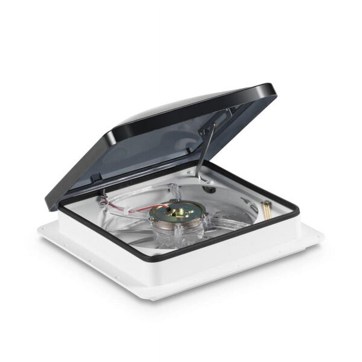 Dometic Fantastic Vent 7350 - Variable Speed Fan Hatch with Automatic Dome Lift - 14×14 Standard Roof Window for RV. Camper. Trailer