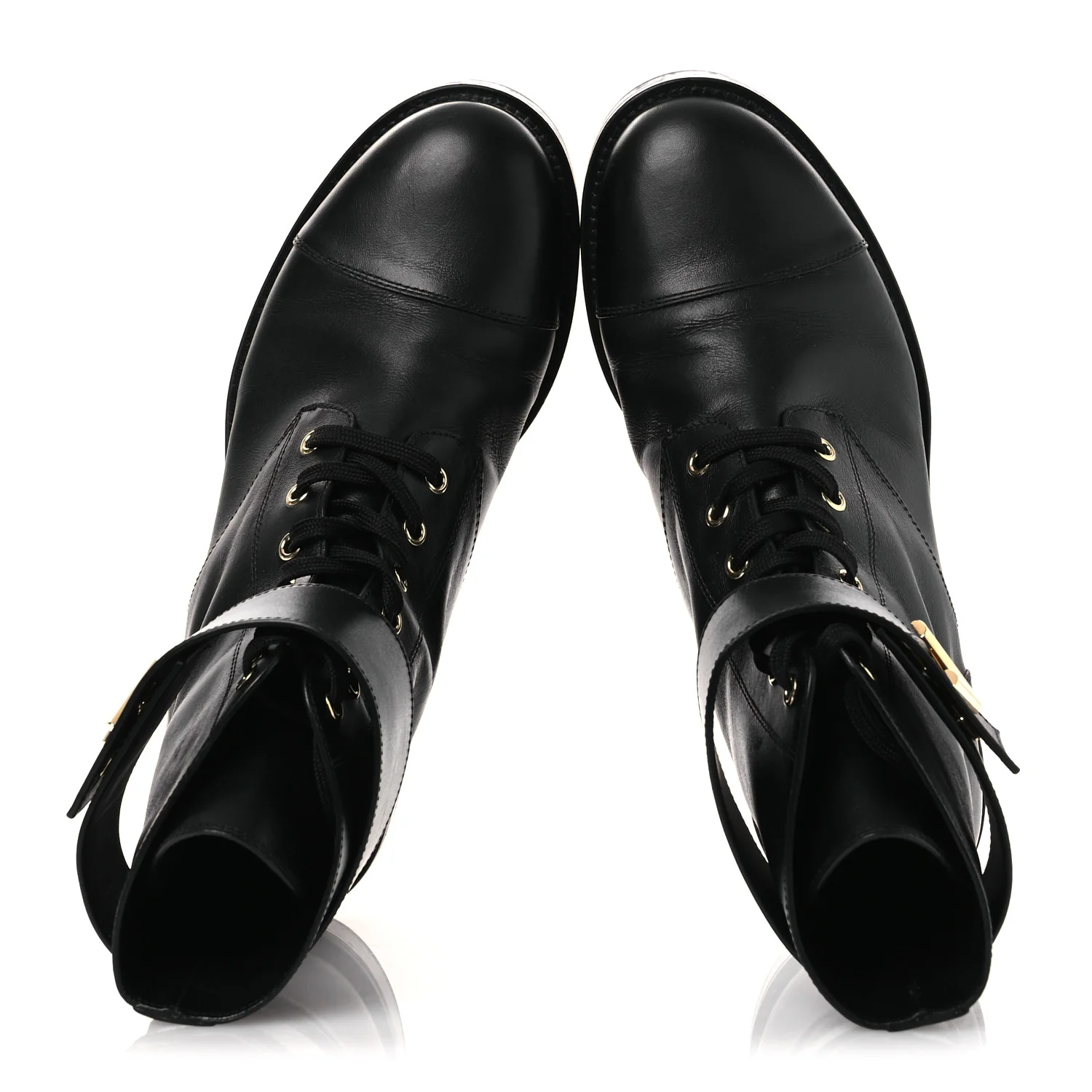 Calfskin Wonderland Ranger Boots 41 Black