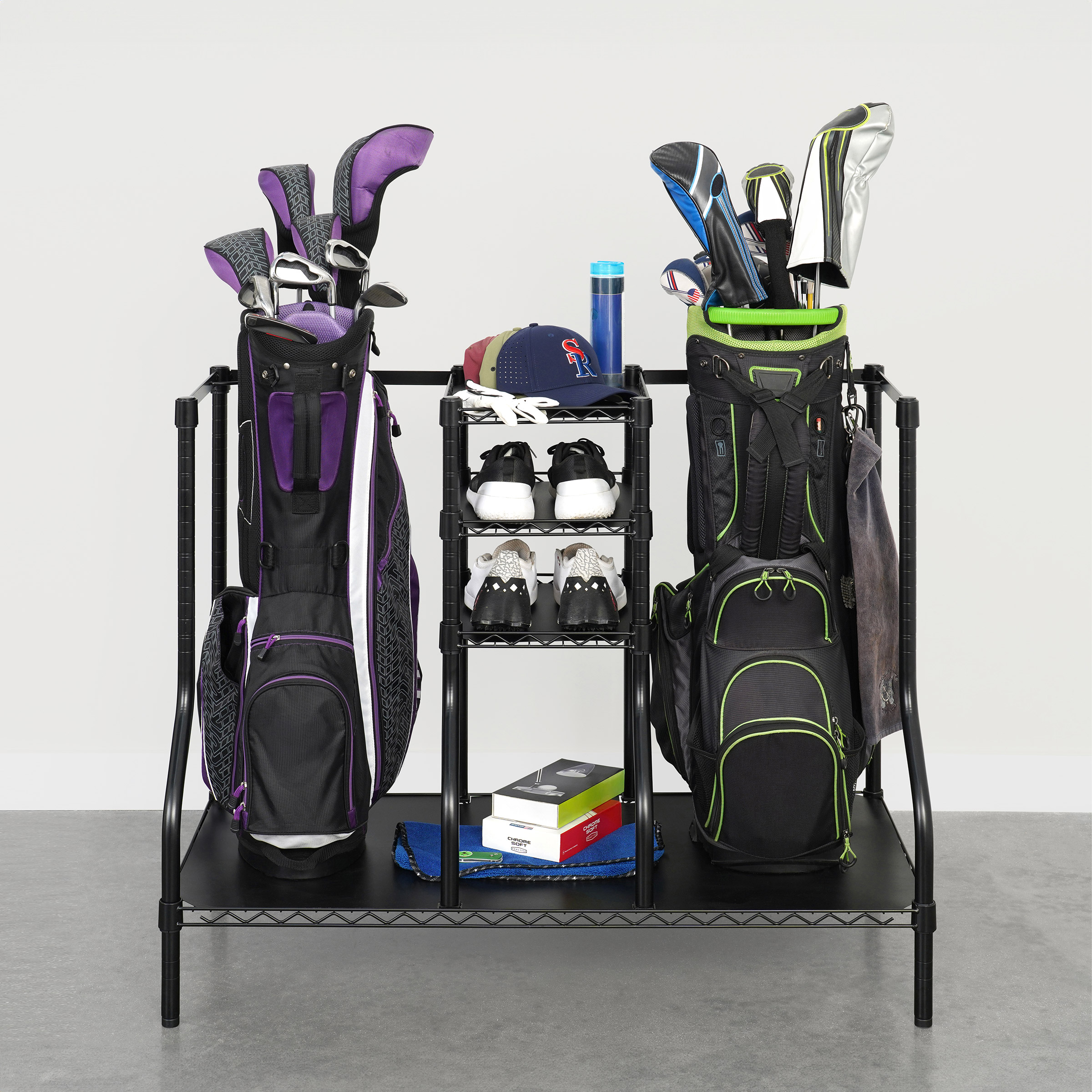 Golf Bag and Equipment Storage Rack - Image 3