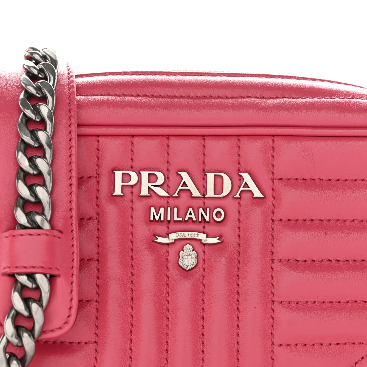 Soft Calfskin Diagramme Camera Bag Peonia