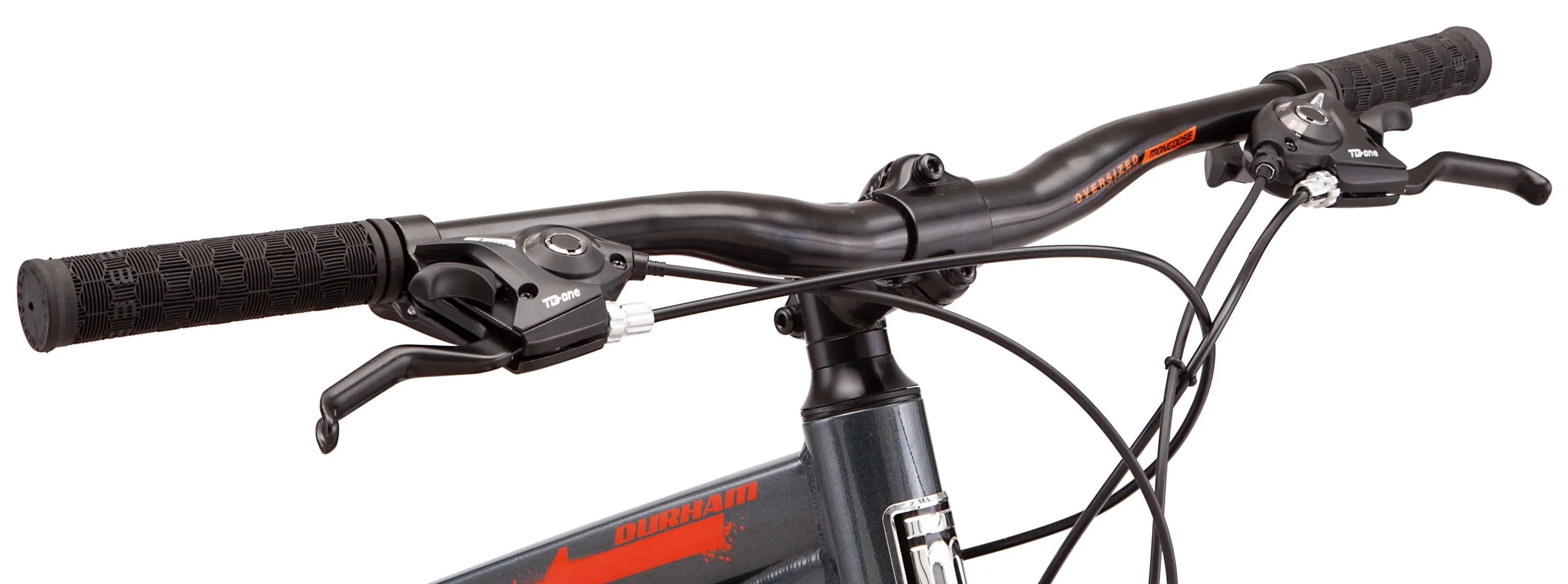 Mongoose 29 Durham Mountain Bike, 21 Speeds, Gray