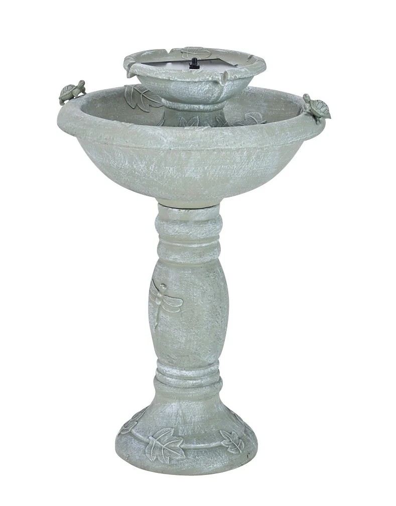 Smart Solar 34222RM1 Country Gardens TwoTier Demand Outdoor Fountain