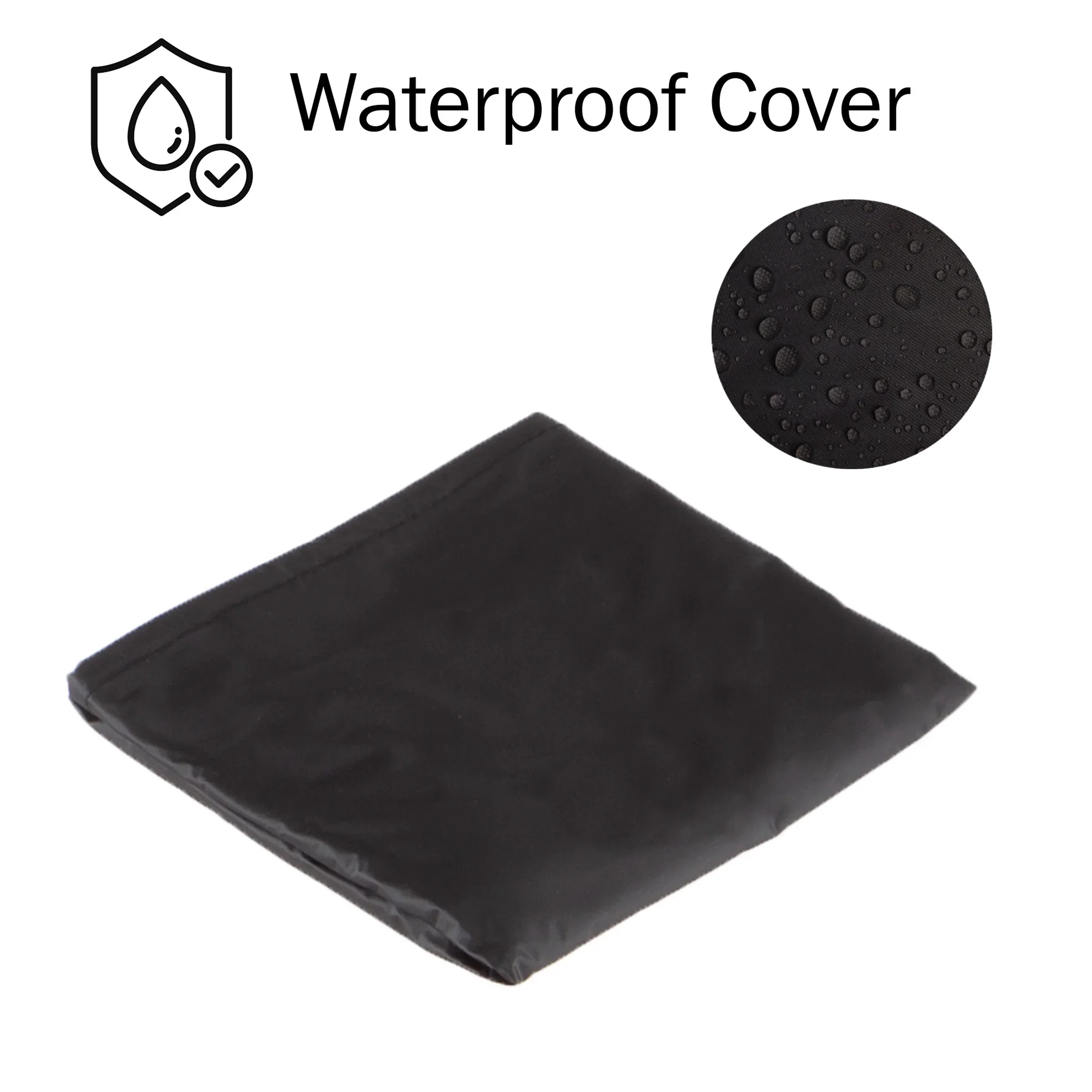 Pure Garden 32-Inch Outdoor Wood Burning Fire Pit with PVC Cover (Black)