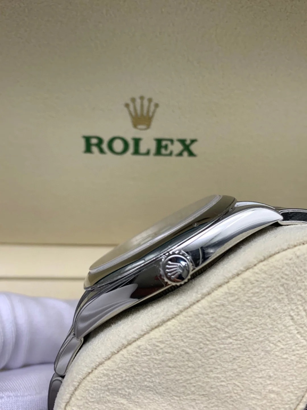 [Super Clone]ROyster Perpetual 41mm Swiss Replica Watch Tiffany Dial Ref 124300